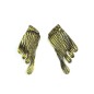 Boucle d'oreille clip vintage - doré Boucle d'oreille clip vintage - doré