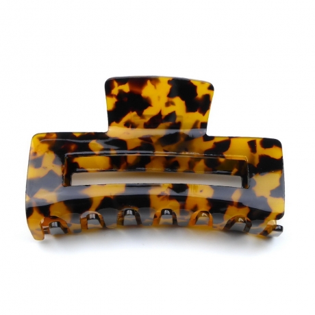 Grande pince cheveux 9.7cm - tortue marron