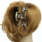 Grande pince cheveux 9.7cm - tortue marron