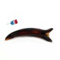 Grande pince cheveux Made in France 12cm - marron