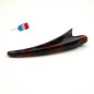 Grande pince cheveux concorde Made in France 11.5cm - marron