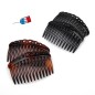 Lot de 2 peignes cheveux de côté Made in France 7cm - noir Lot de 2 peignes cheveux de côté Made in France 7cm - noir