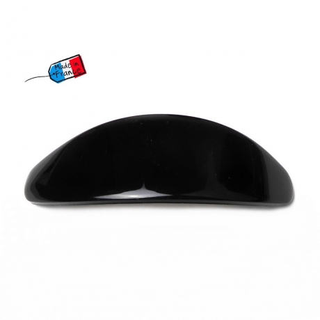 Barrette cheveux courbe Made in France 10cm - noir