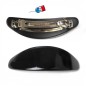 Barrette cheveux courbe Made in France 10cm - noir