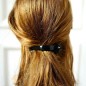 Pince cheveux fourche Made in France 9cm - marron Pince cheveux fourche Made in France 9cm - marron