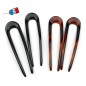 Lot de 2 pics à cheveux 12cm Made in France - marron Lot de 2 pics à cheveux 12cm Made in France - marron