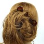 Lot de 4 pics épingles cheveux 8cm Made in France - noir Lot de 4 pics épingles cheveux 8cm Made in France - noir