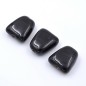 Lot de 3 perles polygonales céramique - noir Lot de 3 perles polygonales céramique - noir