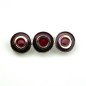 Barrette cheveux métal émaillé 8cm - rouge bordeaux Barrette cheveux métal émaillé 8cm - rouge bordeaux