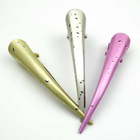 Pince cheveux concorde, lot de 3 - doré argenté rose