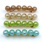Grande barrette cheveux grosse perle translucide 9.5cm - marron Grande barrette cheveux grosse perle translucide 9.5cm - marron