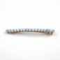 Barrette cheveux fine 8cm, perles oeil de chat - bleu clair Barrette cheveux fine 8cm, perles oeil de chat - bleu clair