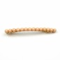 Barrette cheveux fine perle 8cm - orange Barrette cheveux fine perle 8cm - orange