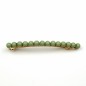 Barrette cheveux fine perle 8cm - vert Barrette cheveux fine perle 8cm - vert