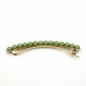 Barrette cheveux fine perle 8cm - vert Barrette cheveux fine perle 8cm - vert