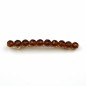 Barrette cheveux perles à facette 8cm - marron Barrette cheveux perles à facette 8cm - marron