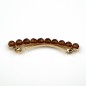 Barrette cheveux perles à facette 8cm - marron Barrette cheveux perles à facette 8cm - marron