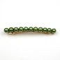 Barrette cheveux 8cm, perles nacrées 8mm - vert Barrette cheveux 8cm, perles nacrées 8mm - vert