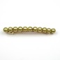 Barrette cheveux 8cm, perles nacrées 8mm - jaune Barrette cheveux 8cm, perles nacrées 8mm - jaune
