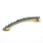 Barrette cheveux perles eau douce 8cm - bleu Barrette cheveux perles eau douce 8cm - bleu