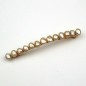 Barrette cheveux perles eau douce 8cm - beige Barrette cheveux perles eau douce 8cm - beige