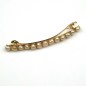 Barrette cheveux perles eau douce 8cm - beige Barrette cheveux perles eau douce 8cm - beige