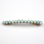 Barrette cheveux perles eau douce 8cm - bleu ciel Barrette cheveux perles eau douce 8cm - bleu ciel