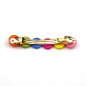 Barrette cheveux perles rondes plates 7cm - multicolor Barrette cheveux perles rondes plates 7cm - multicolor
