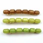 Barrette cheveux perles ovale 8cm - marron Barrette cheveux perles ovale 8cm - marron
