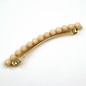 Barrette cheveux longue perle facette 10cm - beige nude Barrette cheveux longue perle facette 10cm - beige nude