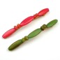 Barrette cheveux longue perles résine, 10cm - vert Barrette cheveux longue perles résine, 10cm - vert