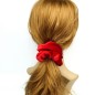 Gros chouchou velours 13cm - rouge
