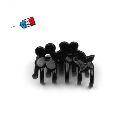 Pince cheveux Fabrication française 6cm - noir