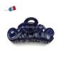 Pince cheveux "Love" Made in France 8.5cm - marine