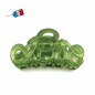 Pince cheveux "Love" Made in France 8.5cm - vert