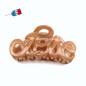 Pince cheveux "Love" Made in France 8.5cm - caramel Pince cheveux "Love" Made in France 8.5cm - caramel