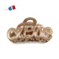 Pince cheveux "Love" Made in France 8.5cm - beige