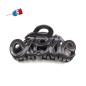 Pince cheveux "Love" Made in France 8.5cm - Gris foncé