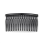 Lot de 6 peignes de côté Made in France 6.5cm - noir