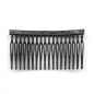 Lot de 6 peignes de côté Made in France 6.5cm - noir