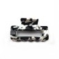 Pince cheveux 7cm motif écaille de tortue - noir blanc Pince cheveux 7cm motif écaille de tortue - noir blanc