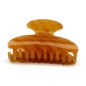 Pince à cheveux Fait main 8cm motif corne - camel Pince à cheveux Fait main 8cm motif corne - camel