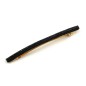 Barrette cheveux longue 10cm chaine strass noir - noir