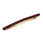 Barrette cheveux longue 10cm chaine strass - rouge foncé