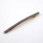 Barrette cheveux longue 10cm chaine strass - gris Barrette cheveux longue 10cm chaine strass - gris