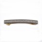 Barrette cheveux longue 9.5cm chaine strass - gris Barrette cheveux longue 9.5cm chaine strass - gris
