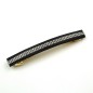 Barrette cheveux longue 9.5cm chaine strass blanc - noir Barrette cheveux longue 9.5cm chaine strass blanc - noir