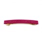 Barrette cheveux longue 9.5cm chaine strass - fuchsia Barrette cheveux longue 9.5cm chaine strass - fuchsia