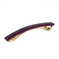 Barrette cheveux longue 9.5cm chaine strass - violet Barrette cheveux longue 9.5cm chaine strass - violet