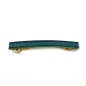 Barrette cheveux longue 9.5cm chaine strass - bleu canard Barrette cheveux longue 9.5cm chaine strass - bleu canard